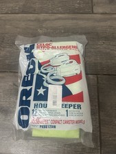 Genuine Oreck Housekeeper Compact Canister Vacuum Bags PKBB12DW 12-Pack + Filter