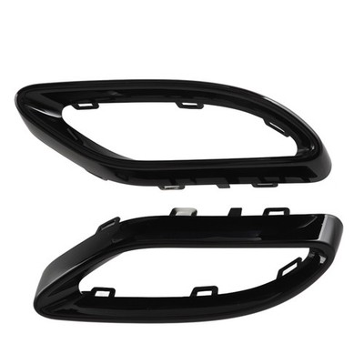 NEU Car Gloss Black Exhaust Tip Cover Trims For   A B C E GLC CLS Class W177