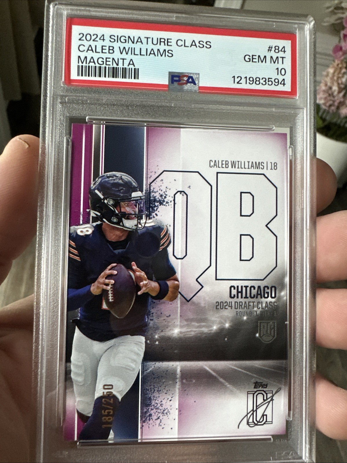 2024 Topps Signature Class - Rookies Caleb Williams #84 Magenta /250 (RC)