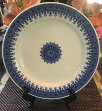 Homer Laughlin China Blue Dinner Plates Lot of 4