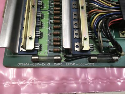 OKUMA E0241-653-081 E0241-653-081B OSP EIO Card TESTED, WARRANTY