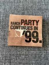 Vintage Marlboro Ranch Party Matchbook 1998 99 Edition With Matches Collectible