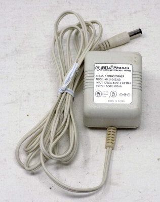 Bell Phones AC DC Power Supply Adapter Charger - Model U120020D