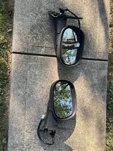 1994-2002 Dodge Ram 1500 2500 3500 OEM Power Heated Mirrors Textured Black