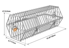 Onlyfire BRK-6041 | 17 inch Stainless Steel Round Tumble Rotisserie Spit Basket 