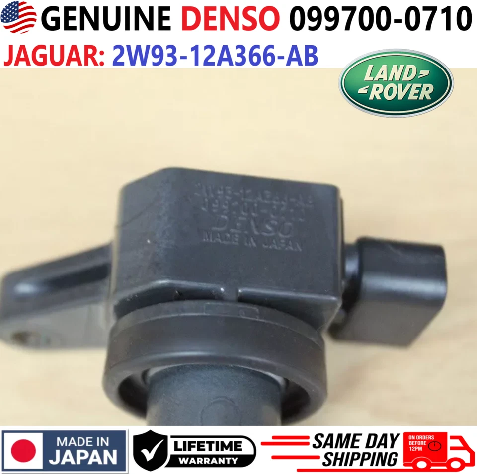 Bobina de encendido OEM GENUINO DENSO x1 para Jaguar 2002-2010 4,2 L V8, 2W93-12A366-AB Foto 3 de 4