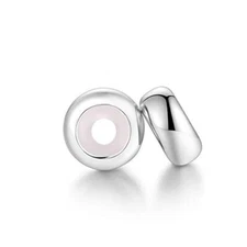 Authentic 2Pc Clip Lock Spacer Stopper Charm Bead Suits Bracelet-USA Fits Pandor