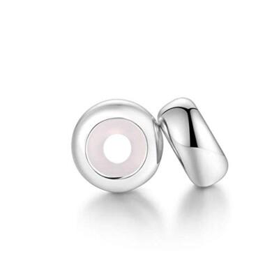 Authentic 2Pc Clip Lock Spacer Stopper Charm Bead Suits Bracelet-USA Fits Pandor
