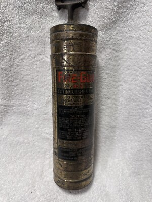 FIRE-GUN NO. O FIRE EXTINGUISHER AMERICAN LaFRANCE & FOAMITE CO.  QUART EMPTY