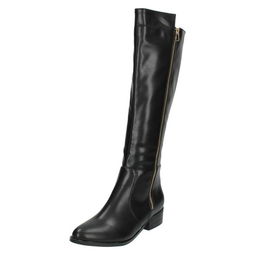 Peltro F5r0394 r41b 8 k 3 On Spot Uk Nero J oro Zip Nero O Stivali To ZYUZq5w7O