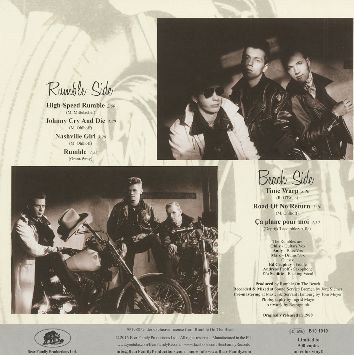 Rumble On The Beach - Rumble - Purple Vinyl (LP, 10inch, Ltd