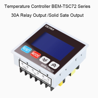 Temperature Controller BEM-TSC72 Series 30A Relay Output /Solid Sate Output 