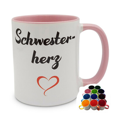 Beste Schwester - Kaffeetasse / Geschenk / Familie