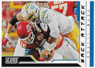 2023 Score Sack Attack #14 Khalil Mack - Los Angeles Chargers
