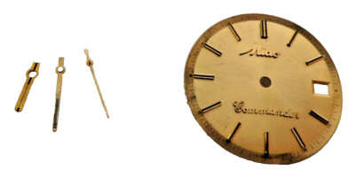 ETA  2824-1 Mido Dial & Hands Commander. Used