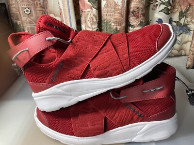 SUPRA Breaker Suede Leather High Top Red Athletic Shoe Women Size