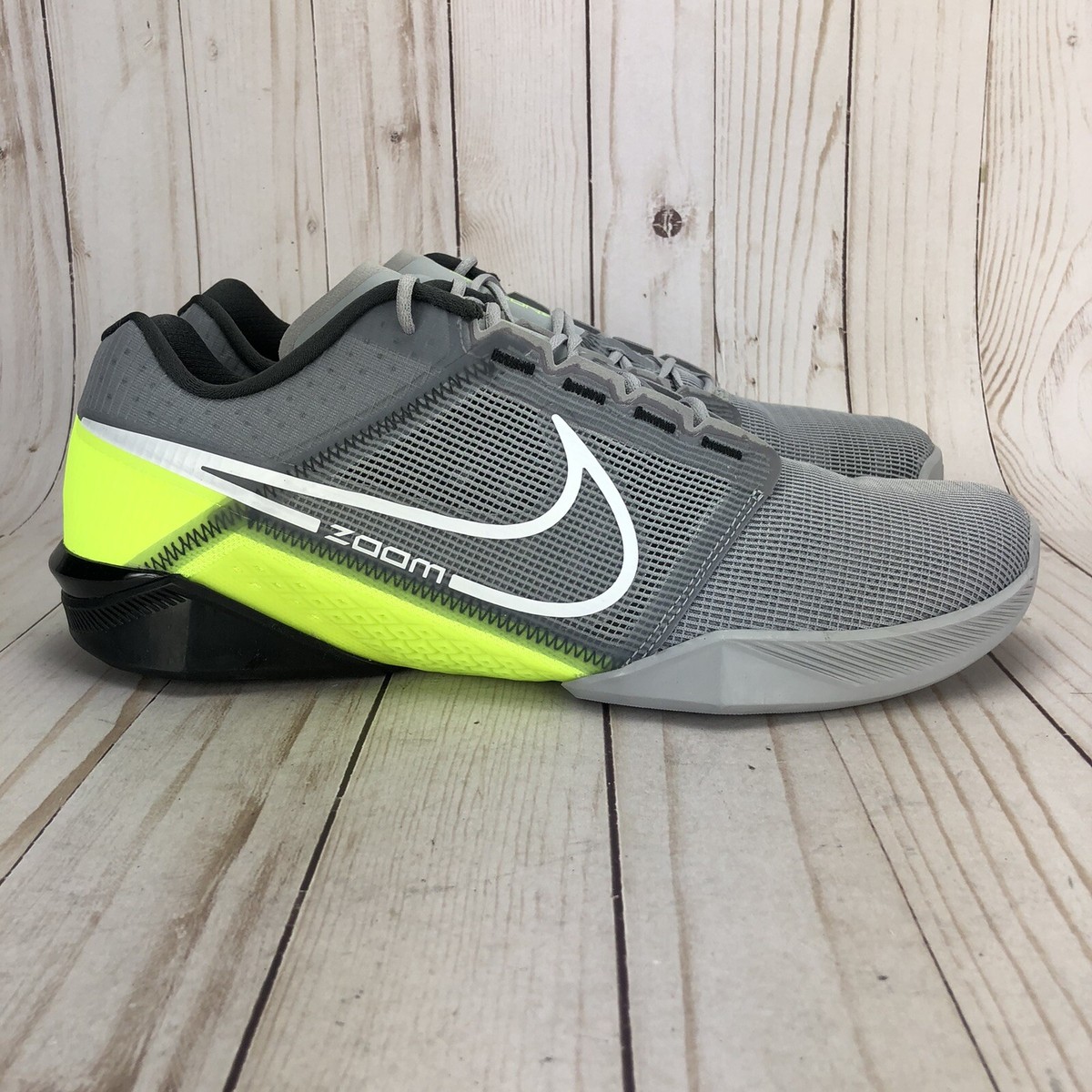 Nike Zoom Metcon Turbo Cross Training Shoes Wolf Gray Volt Mens