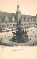 Altes Rathaus Monument History Museum Leipzig Germany Vintage Postcard