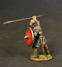 JOHN JENKINS VIKINGS  SAXONS SX-28B ANGLO SAXON FRYDMAN DEFENDING WITH SPEAR