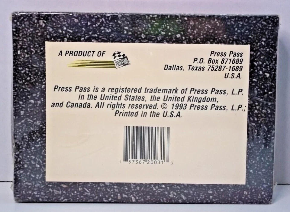 1993 The Inaugural Press Pass Preview Racing Card Collection Nascar 34 Cards - Image 2 of 4