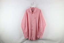 Vtg Brooks Brothers Mens L OCBD Original Cotton Button Down Shirt Gingham Plaid