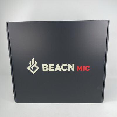 Beacn Mic Black New Open Box Dynamic Broadcast Mic With USB-C & RGB Content