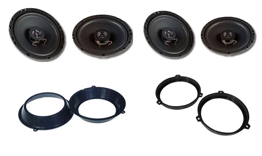 Kit 2 Casse Compatibile Con Fiat Panda Dal 2003 Al 2012 169 Seconda Serie Con Adattatori E Supporti Altoparlanti Hertz ANTERIORE Dcx 170.3 - Foto 5