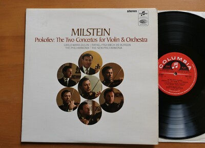 SAX 5275 ED1 Milstein Prokofiev Two Concertos For Violin NEAR MINT Columbia 1st
