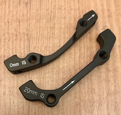 Avid 160 mm vorne und hinten Scheibe Bremshalterung I.S zu PM brandneu trocken montiert schwarz