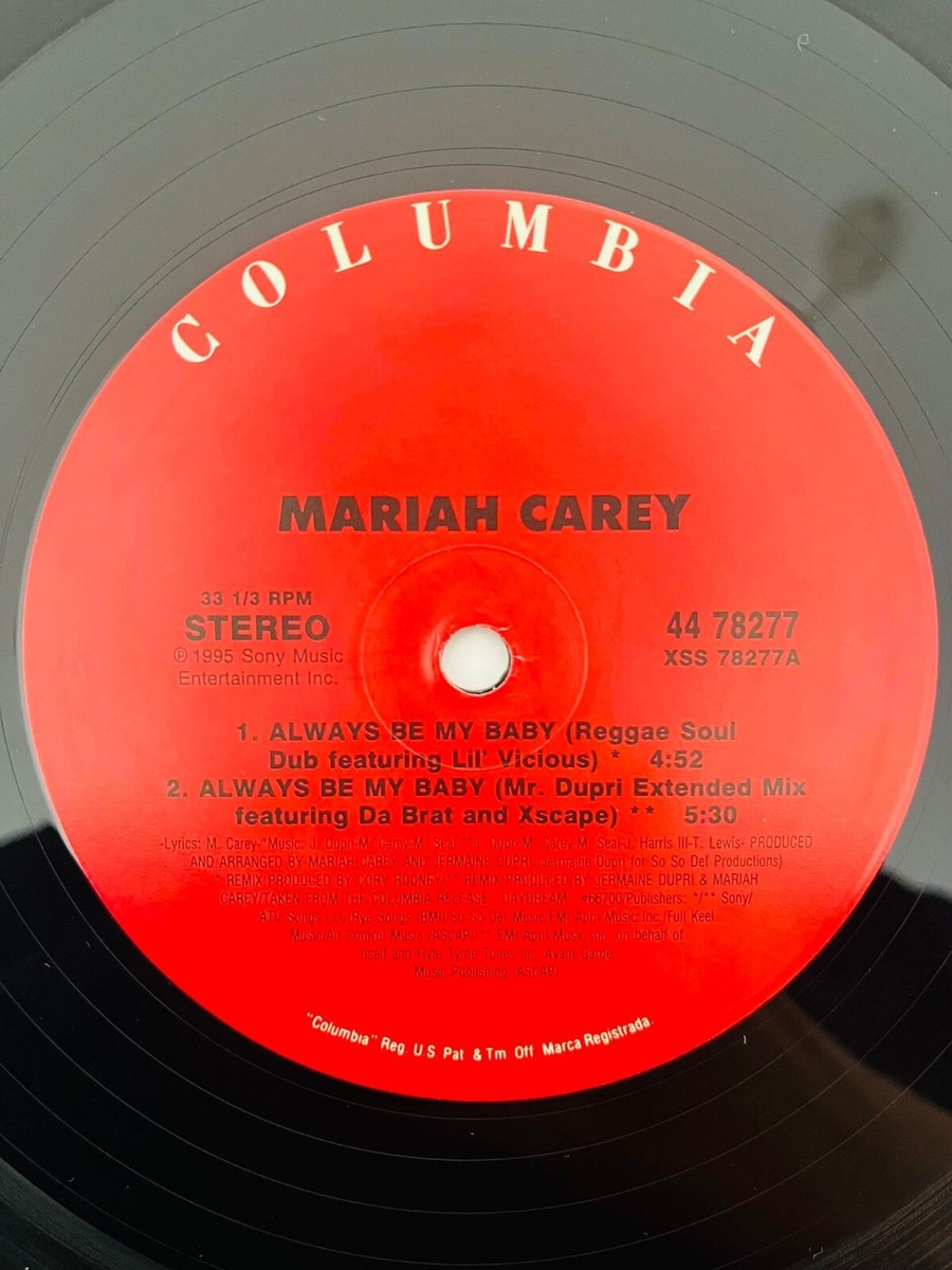 Mariah Carey / Always Be My Baby 1996 US Single Columbia Records