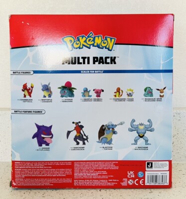 Wicked Cool Toys Pokemon Battle Figures - Pack of 10 for sale