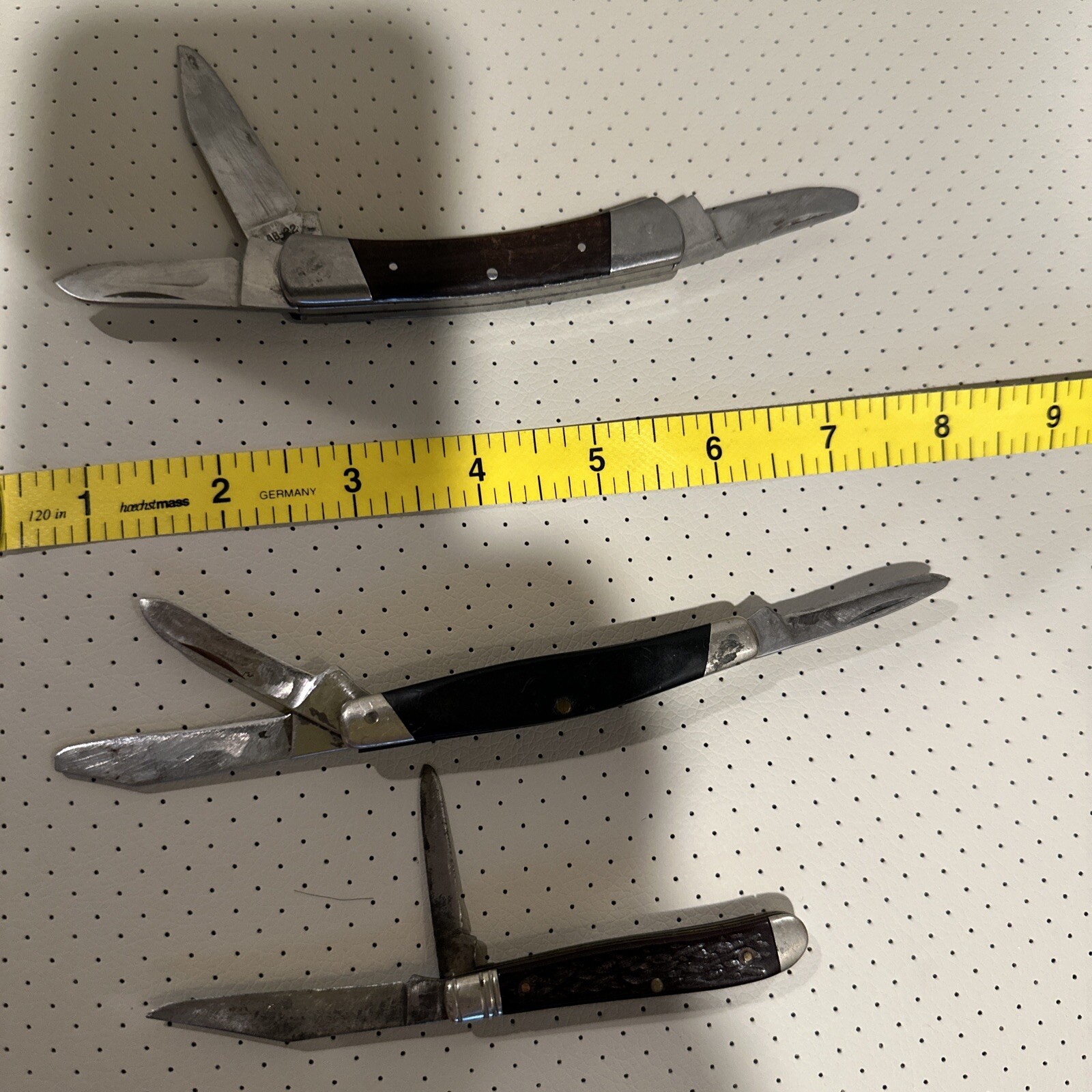 Three used pocket knives eBay