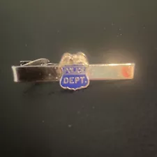Police Vintage Tie Tack Bar Pin Police Dept Department