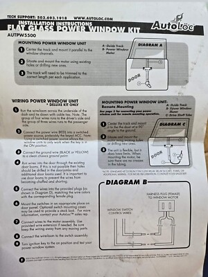 2 door power window conversion kit