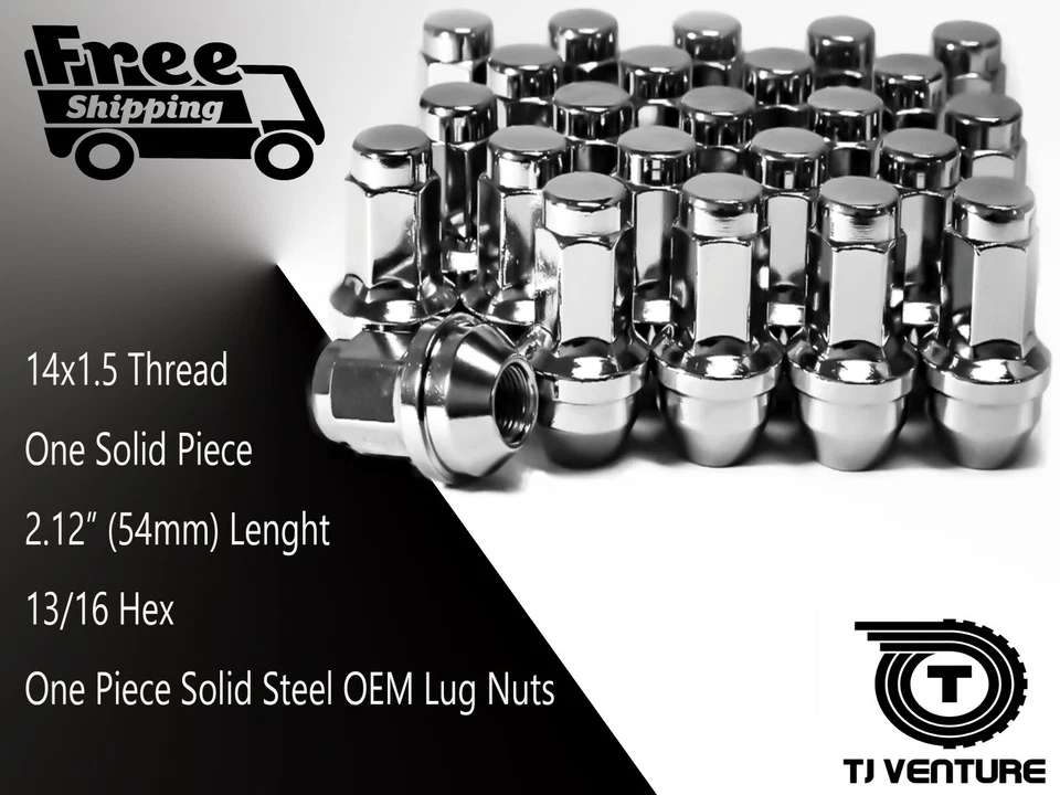 20 14X1.5 Cromo OEM/FÁBRICA TUERCA FORD EDGE TRANSIT 150/250/350 HD DOBLE Foto 2 de 4