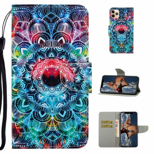 For iPhone 14 15 Pro Max 13 12 11 Luxury PU Leather Wallet Card Stand Flip Case - Picture 13 of 18