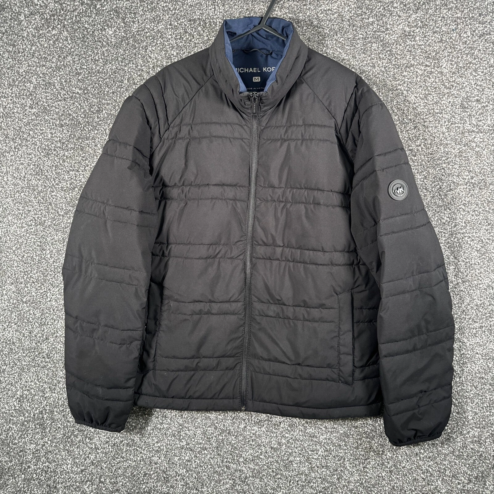 Giacca Michael Kors Donna Medio Nero Trapuntato Tampone Pieno Foderato