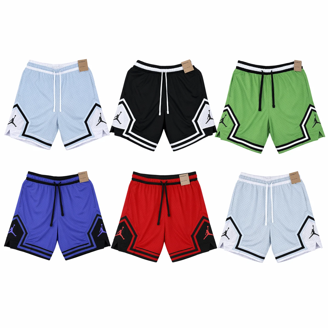 Jordan Dri Fit Diamond Basketball Shorts Mens Kids Mesh Sports XS - 4XL
Opens in a new window or tab