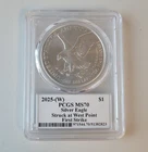 2025 W American Silver Eagle MS70 PCGS FDI, Black Label
