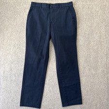 Everlane Uniform Performance Chino Pants Mens Actual 30x27 Navy Blue Slim Fit
