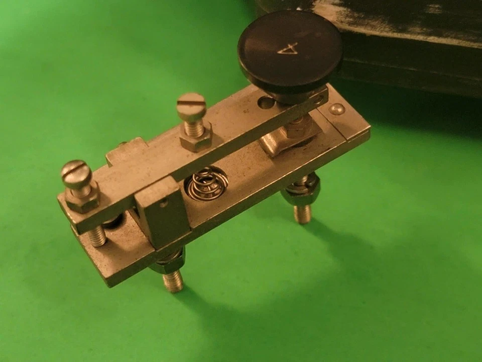 MINI MORSE CODE TELEGRAPH KEY SPY QRP WESTERN ELECTRIC AMATEUR HAM RADIO CW WE - Image 4 of 4