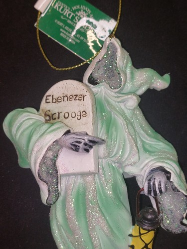 Kurt S. Adler Fantasma di Natale Futuro Ebenezer Paperone Ornamento - Foto 2 di 8