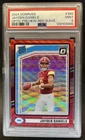 2024 Donruss Jayden Daniels Optic Rated Rookie Preview Red Wave #389 PSA 9