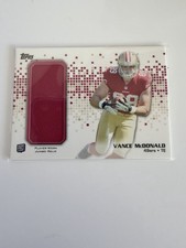 Vance McDonald 49ers 2013 Topps Rookie Jumbo Relic RC #RJR-VM