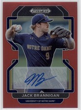 2022 Jack Brannigan Prizm Draft Red Prizm  Auto  RC 37/50    #PDP83 (G751)