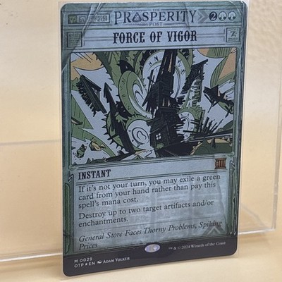 Force of Vigor Outlaws of Thunder Junction: Breaking News Foil