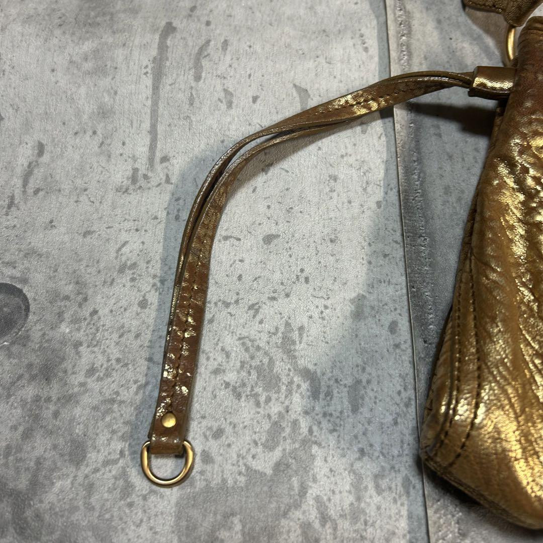 08Aw Archive Miumiu Gold Leather Bag | eBay 08Aw Archive Miumiu Gold Leather Bag | eBay