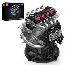 Mould King 10234 VTEC Engine Motor That Runs Building Block Toy Construction