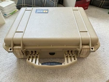 Pelican 1520 Desert Tan Hard Protector Case USED ONCE