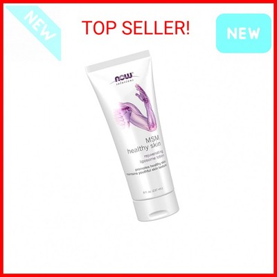 NOW Solutions, MSM Healthy Skin Liposome Lotion, Rejuvenating Cream with Almond 